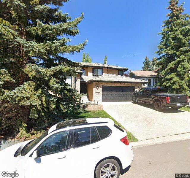Street view of 12 Stradbrooke Way SW, Calgary