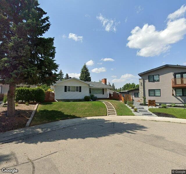 Street view of 1032 Cannock Place SW, Calgary