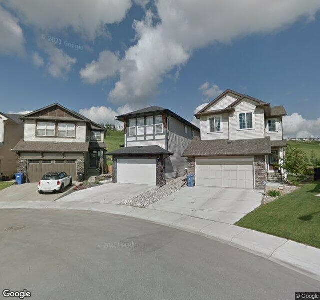 Street view of 270 Chaparral Valley Terrace SE, Calgary