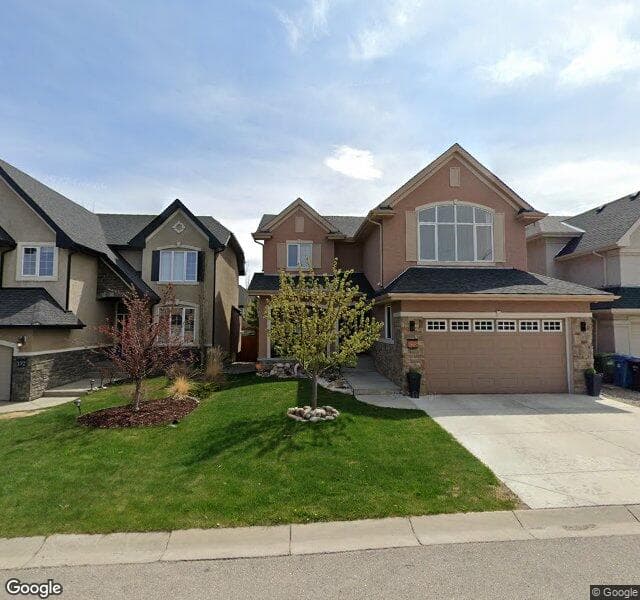 Street view of 168 Tuscany Glen Park NW, Calgary