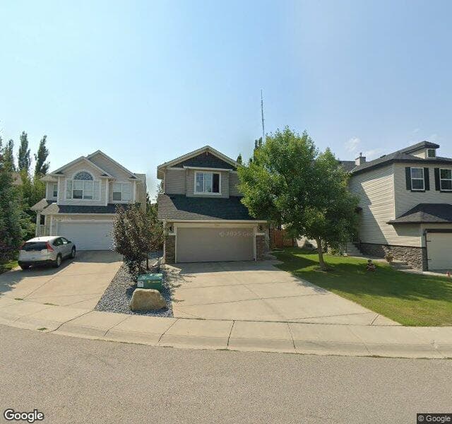 Street view of 143 Cougarstone Gardens SW, Calgary