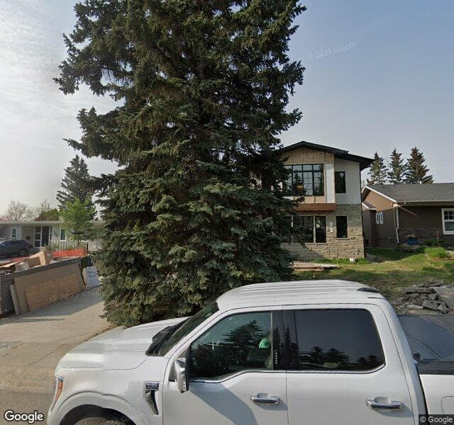 Street view of 1511 Cavanaugh Place NW, Calgary