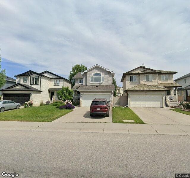 Street view of 320 Chaparral Drive SE, Calgary
