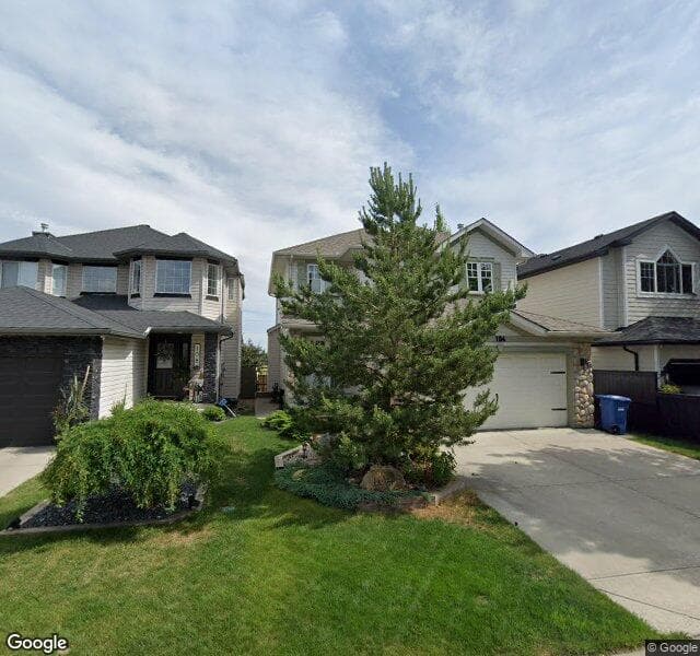 Street view of 104 Chaparral Crescent SE, Calgary