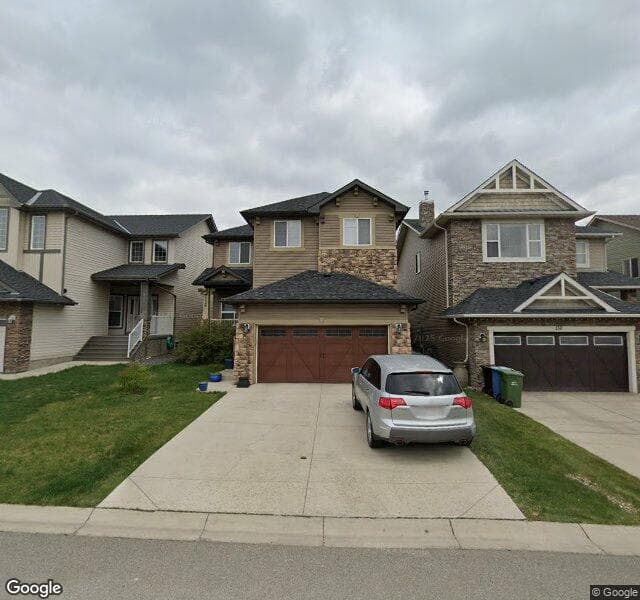Street view of 126 Silverado Creek Crescent SW, Calgary