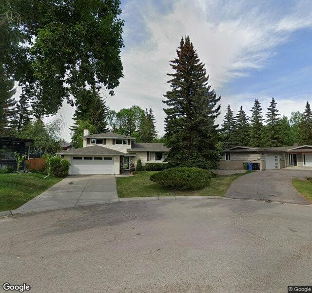 Street view of 14 Vardell Place NW, Calgary