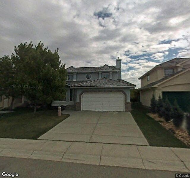 Street view of 146 Hamptons Grove NW, Calgary