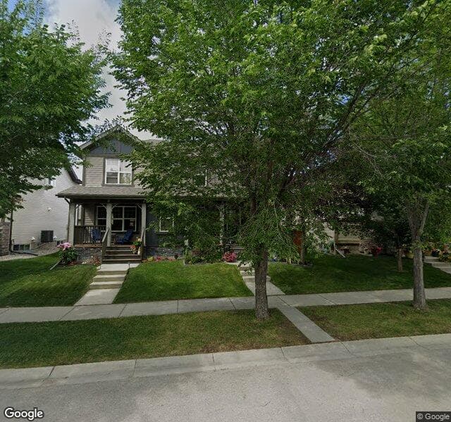 Street view of 161 Chaparral Valley Drive SE, Calgary