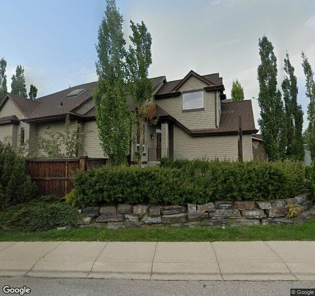 Street view of 166 Tuscany Meadows Heath NW, Calgary