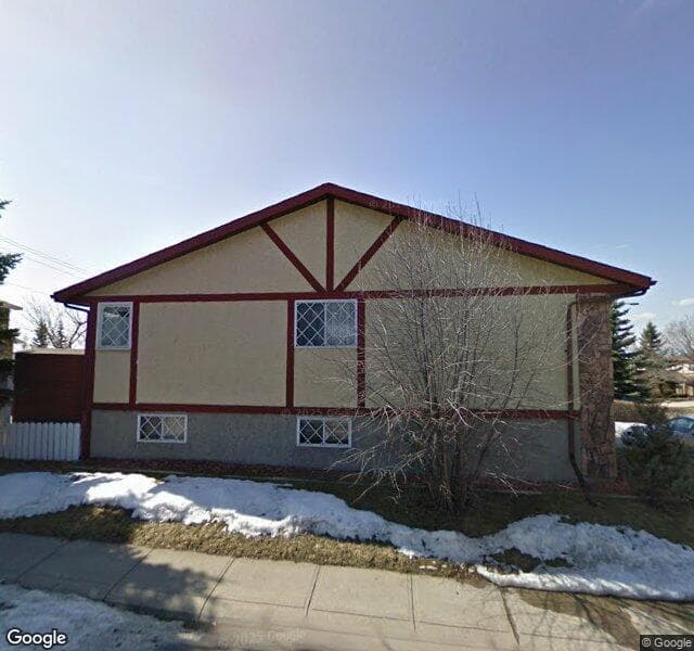 Street view of 107 Hawkfield Crescent NW, Calgary