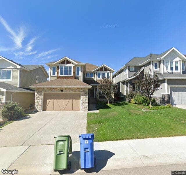 Street view of 109 Aspen Summit Drive SW, Calgary