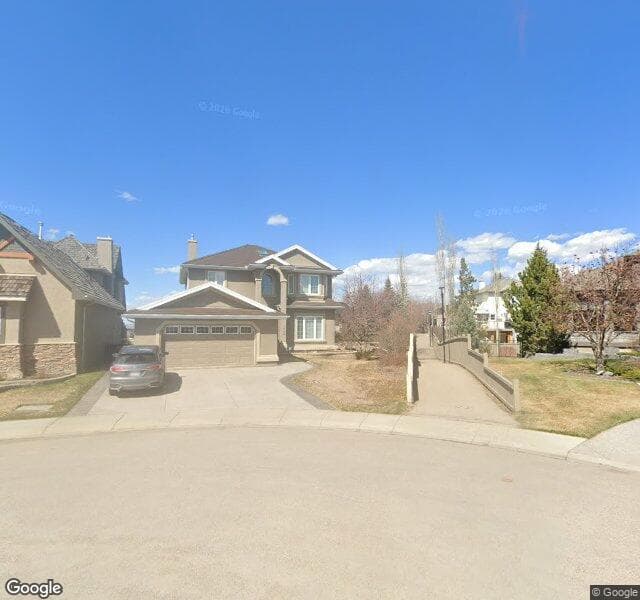 Street view of 153 Mount Alberta View SE, Calgary
