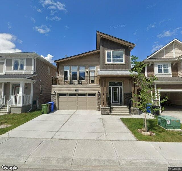 Street view of 130 Carrington Crescent NW, Calgary