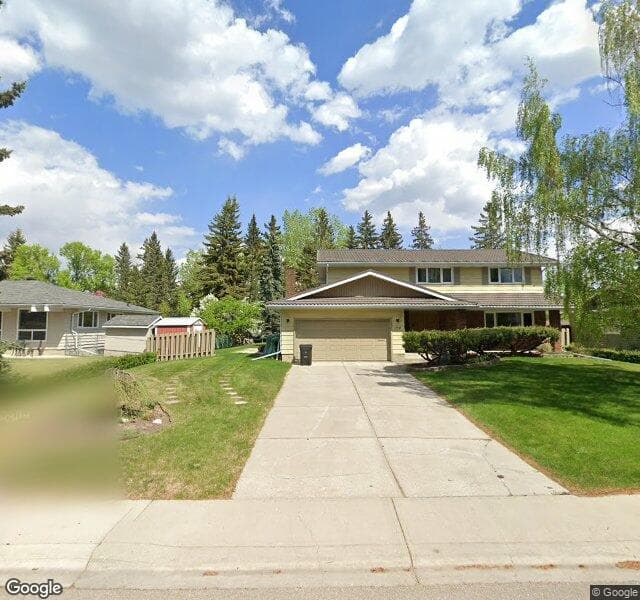 Street view of 128 Varsity Crescent NW, Calgary