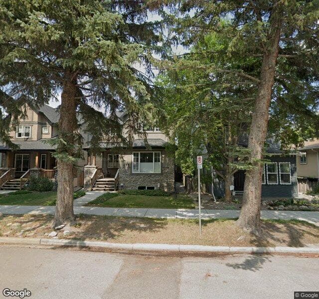 Street view of 1412 11 Avenue SE, Calgary