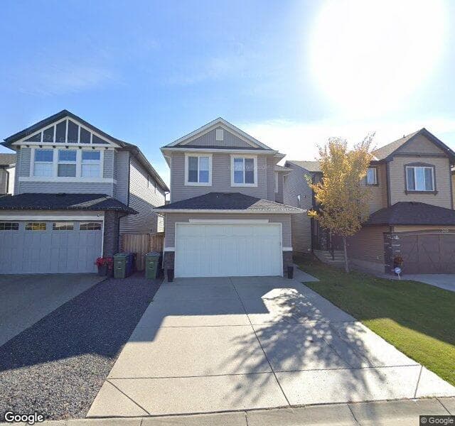 Street view of 316 Chaparral Valley Way SE, Calgary