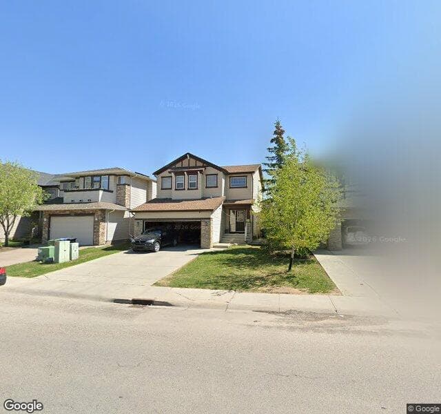Street view of 1112 Panamount Boulevard NW, Calgary
