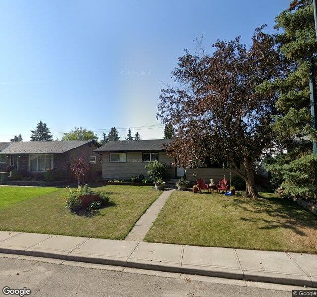 Street view of 1415 106 Avenue SW, Calgary