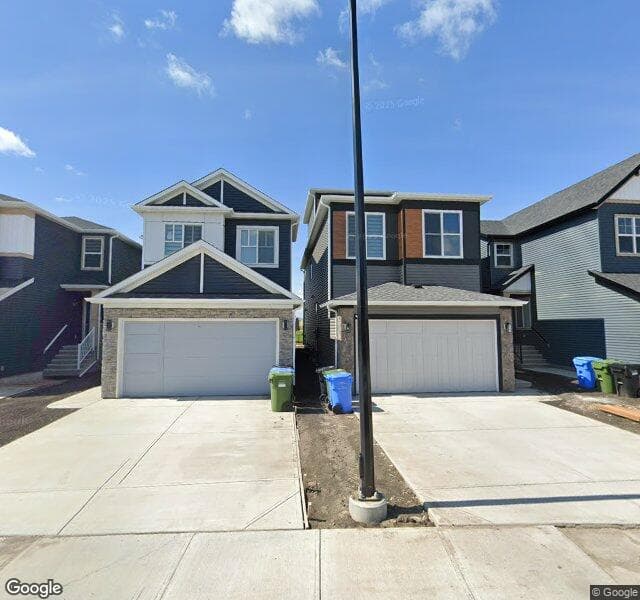Street view of 348 Belmont Park SW, Calgary
