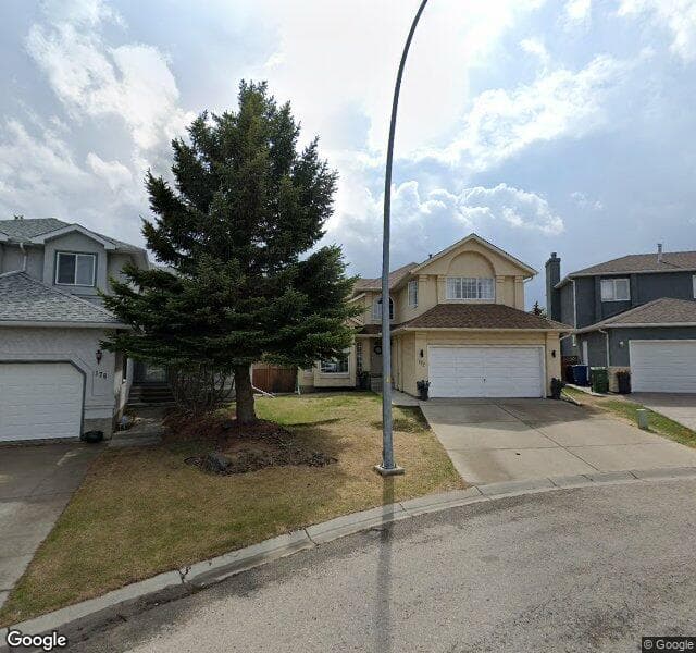 Street view of 172 Hawktree Green NW, Calgary