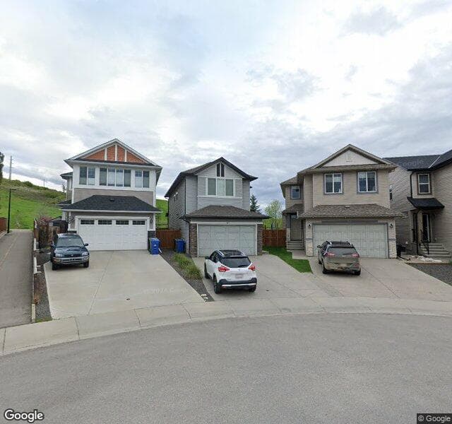 Street view of 367 Chaparral Valley Way SE, Calgary