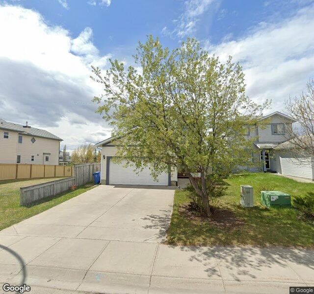 Street view of 7230 Laguna Way NE, Calgary