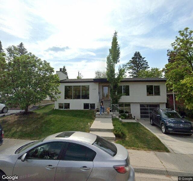 Street view of 235 Wildwood Drive SW, Calgary