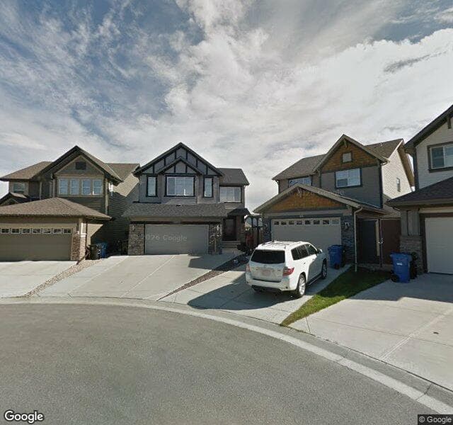 Street view of 117 Panamount Landing NW, Calgary