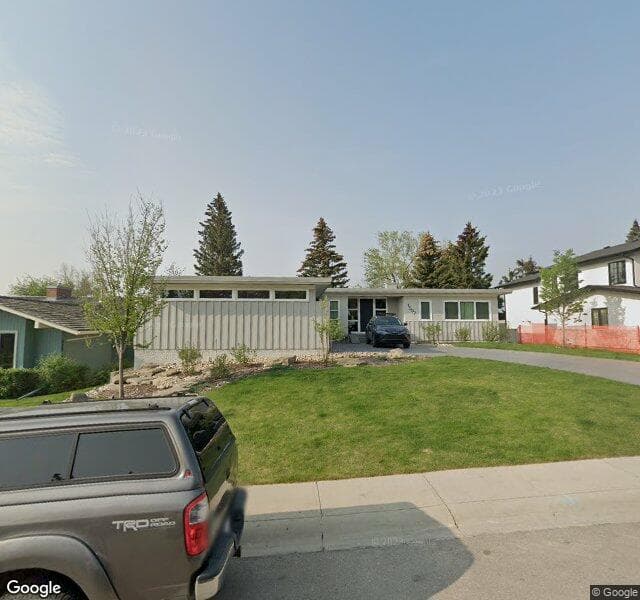 Street view of 1507 Cavanaugh Place NW, Calgary