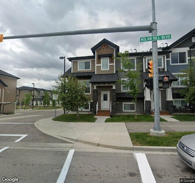 Street view of 26 Nolan Hill Heights NW, Calgary