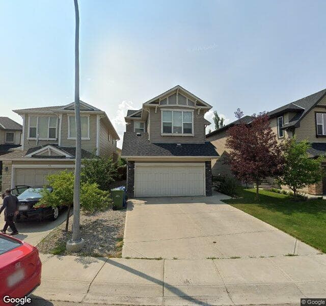 Street view of 48 Brightoncrest Manor SE, Calgary