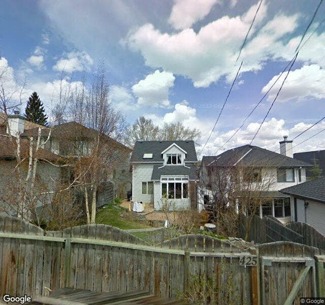Street view of 1425 23 Avenue NW, Calgary