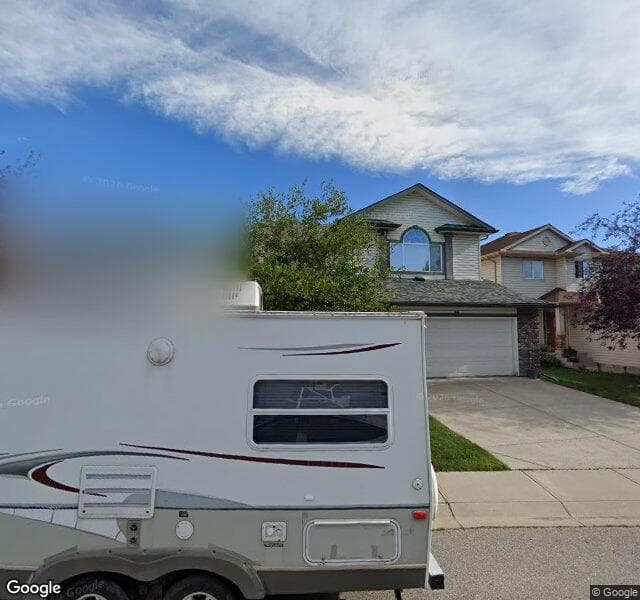Street view of 196 Wentworth Close SW, Calgary