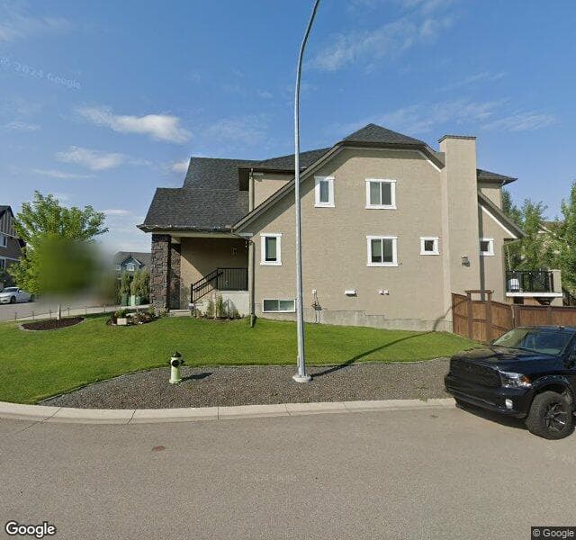 Street view of 214 Mahogany Place SE, Calgary