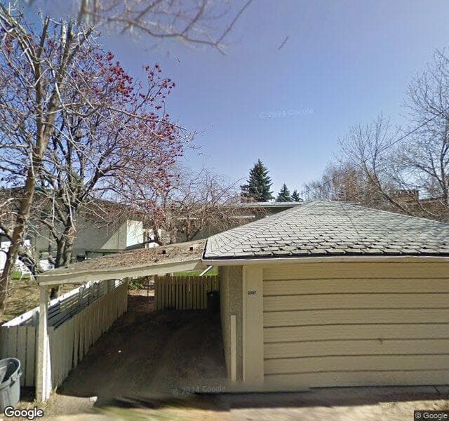 Street view of 2507 Canmore Road NW, Calgary