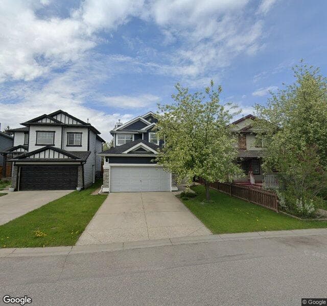Street view of 153 Chapalina Place SE, Calgary