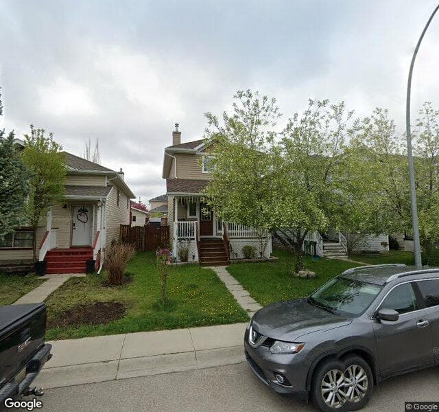 Street view of 185 Bridleglen Manor SW, Calgary