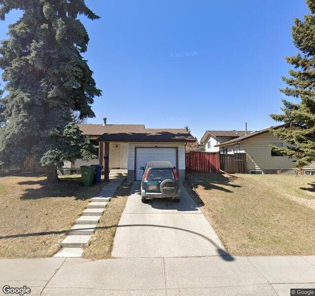 Street view of 8 Fonda Close SE, Calgary