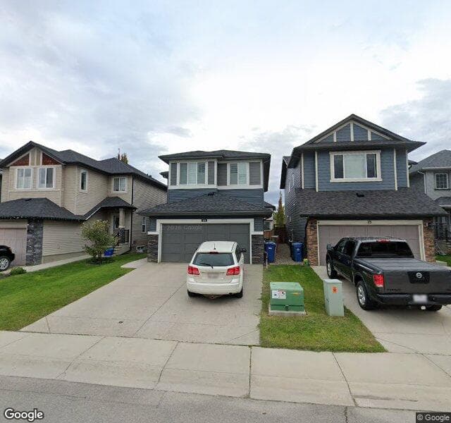 Street view of 14 Chaparral Valley Place SE, Calgary