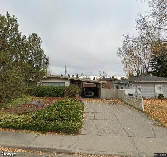 Street view of 2807 42 Street SW, Calgary