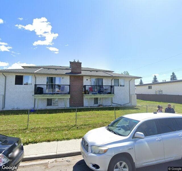 Street view of 1-8 Huntley Close NE, Calgary