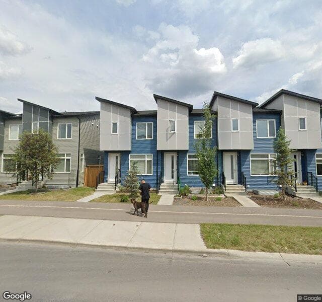 Street view of 318 Redstone Boulevard NE, Calgary