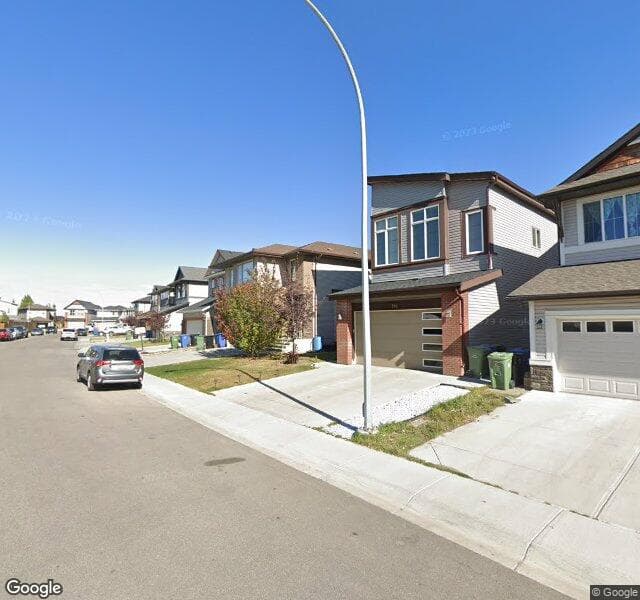 Street view of 233 Walden Square SE, Calgary