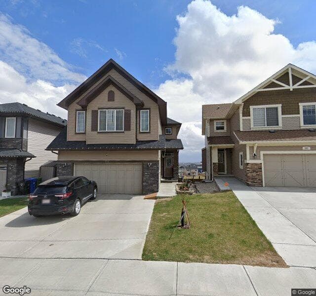 Street view of 231 Sherview Grove NW, Calgary