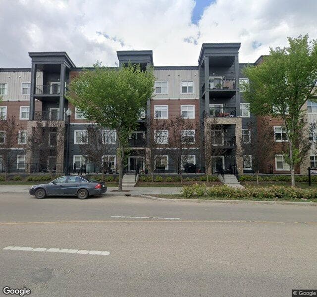Street view of 217-508 Griesbach Parade NW, Edmonton