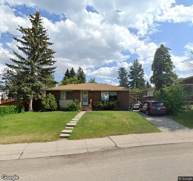 Street view of 3402 Breton Close NW, Calgary