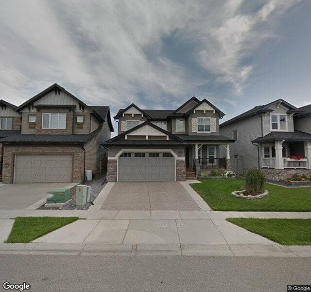 Street view of 132 Elgin Estates Park SE, Calgary