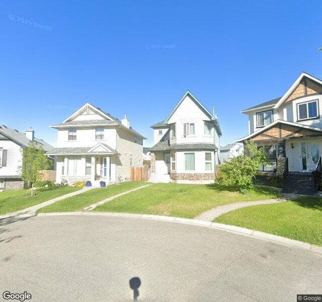 Street view of 19 Taravista Mews NE, Calgary