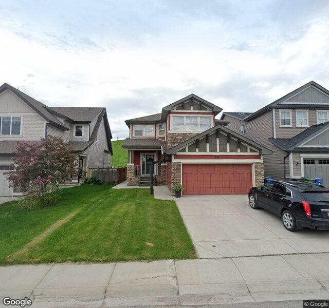 Street view of 286 Chaparral Valley Terrace SE, Calgary