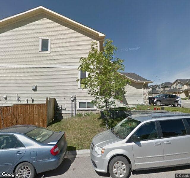 Street view of 105 Brightoncrest Grove SE, Calgary